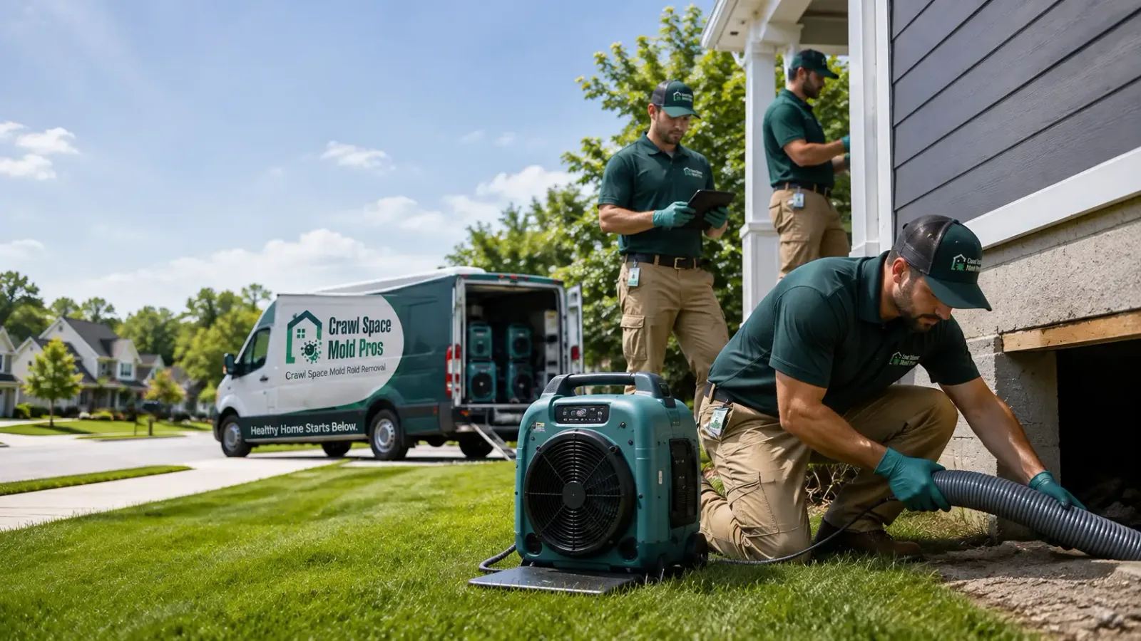 Crawl Space Mold Removal in Northfield, MA